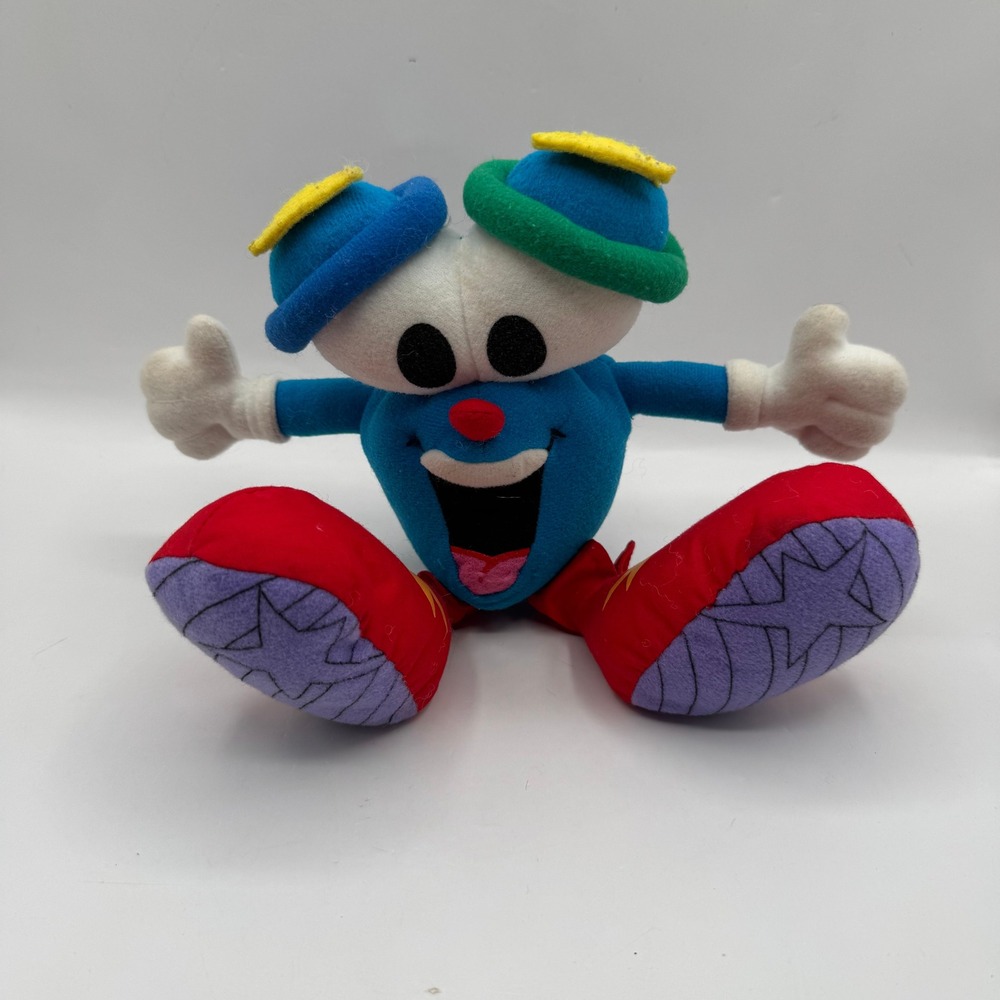Dakin Izzy Plush Atlanta 1996 Olympic Mascot 11in Blue Vintage 90s Memorabilia